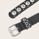 Women's Belt Fashionable Rivet Thin Belt Personalized Needle Buckle Belt Street Trend Punk HipHop Style Belt