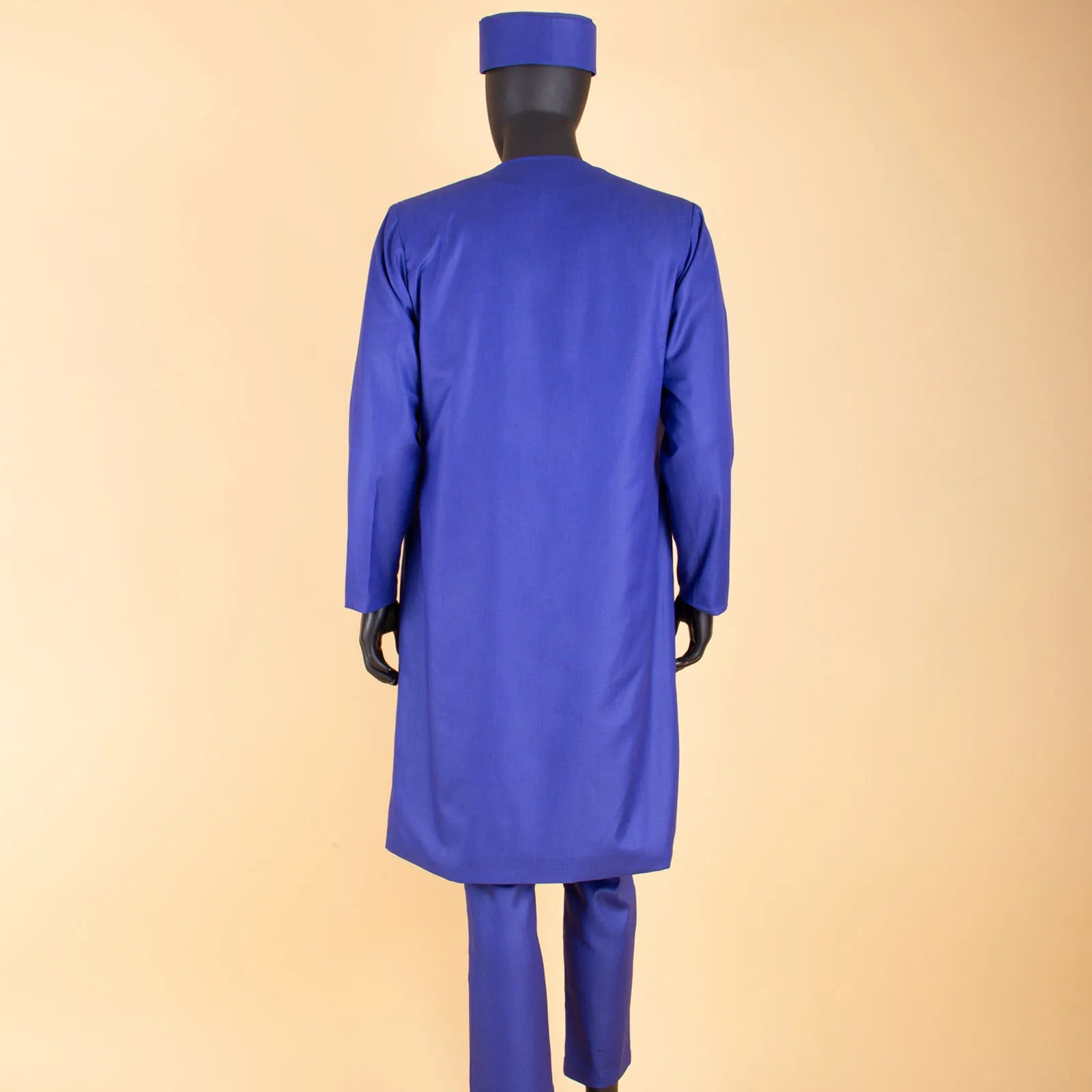 African Clothes for Men Agbada , Shirts, Pants, and  Hats 4 Piece Set - A2216013
