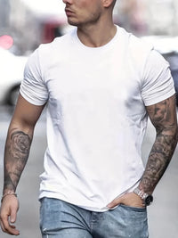Men's 100% Pure Cotton Summer T-shirt