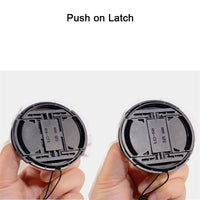 Camera Lens Cap High-quality 40.5mm 49mm 52mm 55mm 58mm 62mm 67mm 72mm 77mm 82mm Snap on Front Lens Cap for Camera