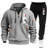 Casual Men's Hooded Sweatshirt and Pants