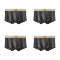 4 pcs Men Underwear Cotton Boxer