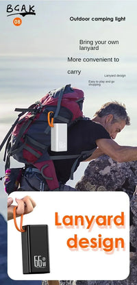 500000MAH  100000mah 200000mah 300000mahPowerbank Fast Charging Real Capacity BCAK with Built-in Cable Super Large Capacity