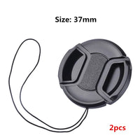 Camera Lens Cap High-quality 40.5mm 49mm 52mm 55mm 58mm 62mm 67mm 72mm 77mm 82mm Snap on Front Lens Cap for Camera