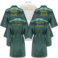 Sexy Women Bridesmaid Printed Robes
