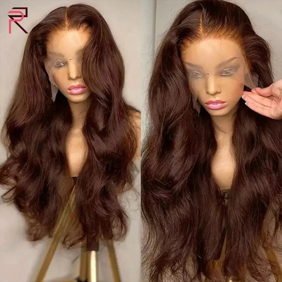 100% Vietnamese Chocolate Brown Human Hair Wig