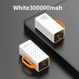500000MAH  100000mah 200000mah 300000mahPowerbank Fast Charging Real Capacity BCAK with Built-in Cable Super Large Capacity