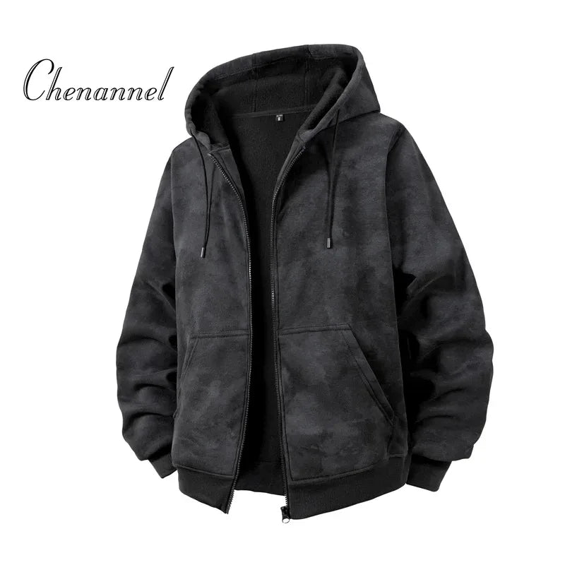 Men's  Long Sleeve Zipper Hoodies