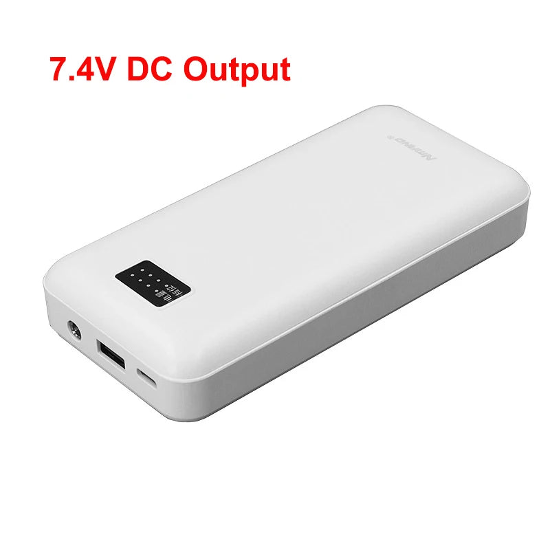 18000mAh Power Bank 12V DC Output Portable Charger Powerbank for iPhone Xiaomi Cooling Fan Heated Vest Jacket External Battery