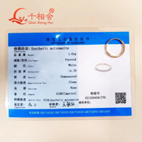 14k 18k real gold  1/2  Eternity