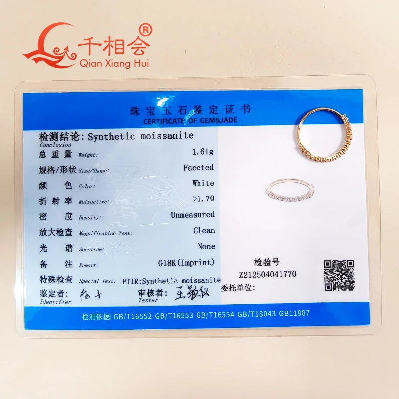 14k 18k real gold  1/2  Eternity