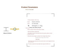 luxury S925 silver plating 14K