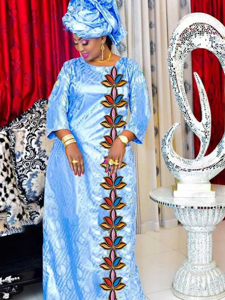 African Dresses for Women Traditional Wedding Boubou Kaftan