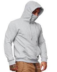 Men's Slim Hooded Sweatshirt with Mask