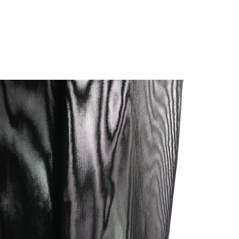 Mens Boxer Shorts Long Leg Breathable Sheer Mesh Trunks Sports Training Quick-drying Boxers SeeThrough Bottoms Sportswear