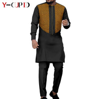 African Dresses for Matching Couple Outfits for Party Vestidos Y23C067