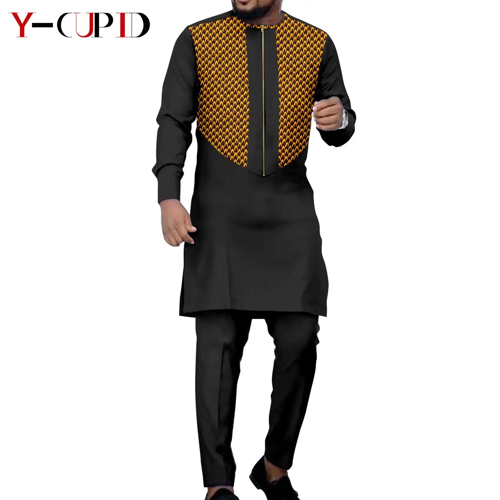 African Dresses for Matching Couple Outfits for Party Vestidos Y23C067