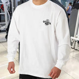 Bodybuilding Fitness Workout Long Sleeve T-Shirt Running Sweatshirt
