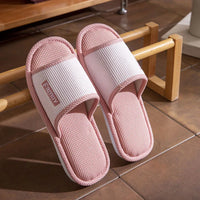 Non Slip Women Breathable Linen Slippers