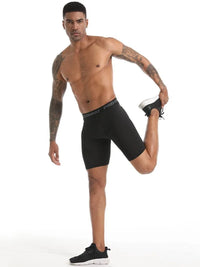 Men Boxers - Black Quick-Drying Boxers