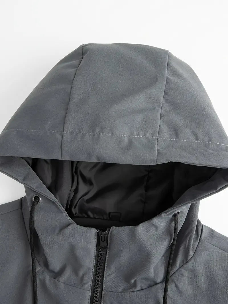Men's Hooded Padded Thin Jacket