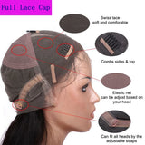 Light Brown Side Heavy Bangs Hair Wigs