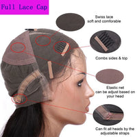 Light Brown Side Heavy Bangs Hair Wigs