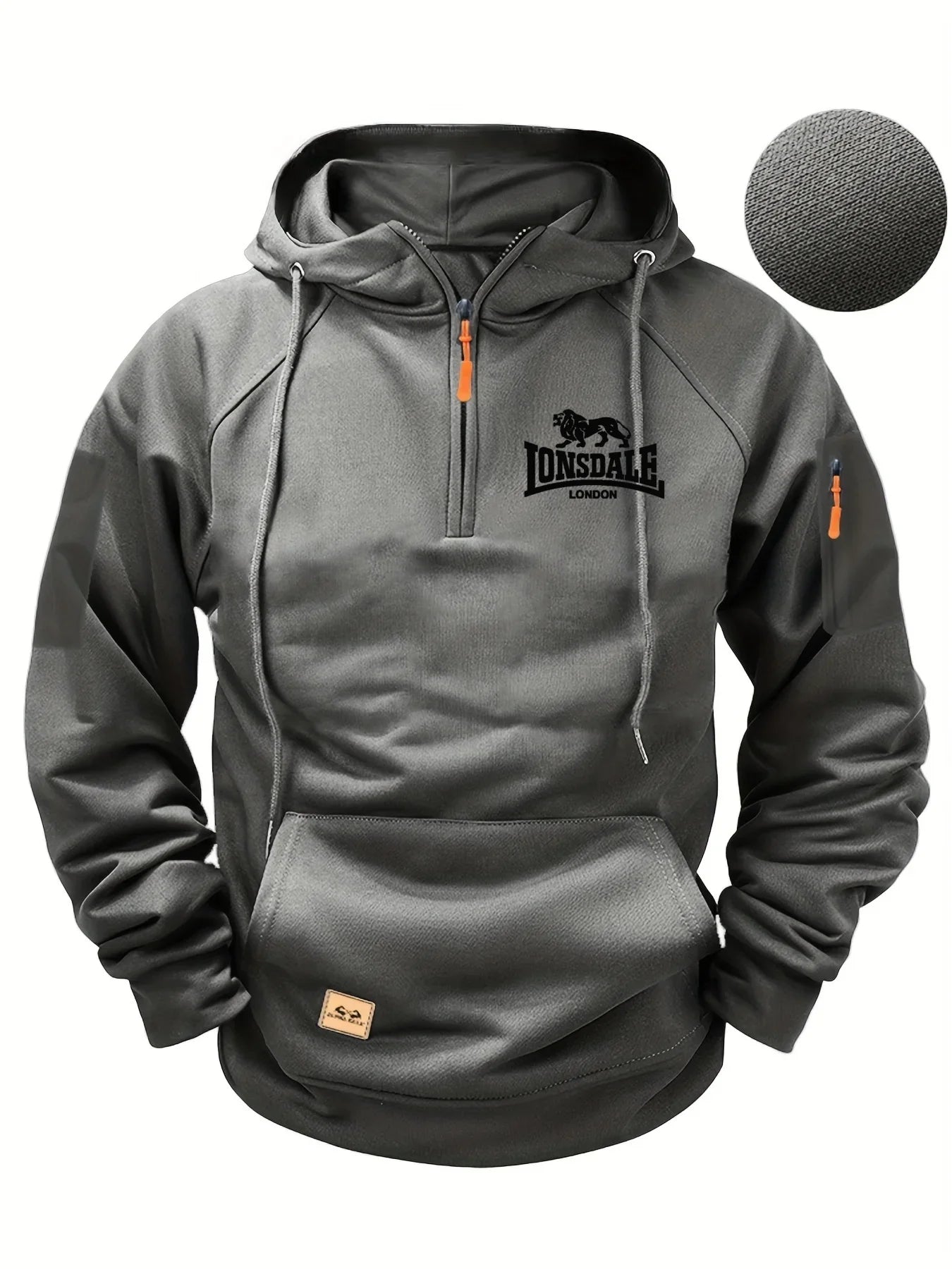 Casual Men's Multi-Pocket Zipper Hoodie