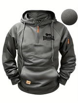 Casual Men's Multi-Pocket Zipper Hoodie