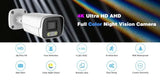 4K AHD Camera Full Color Night Vision CCTV Security Surveillance 8MP Outdoor Waterproof Analog Digital Video 5mp Home Camera
