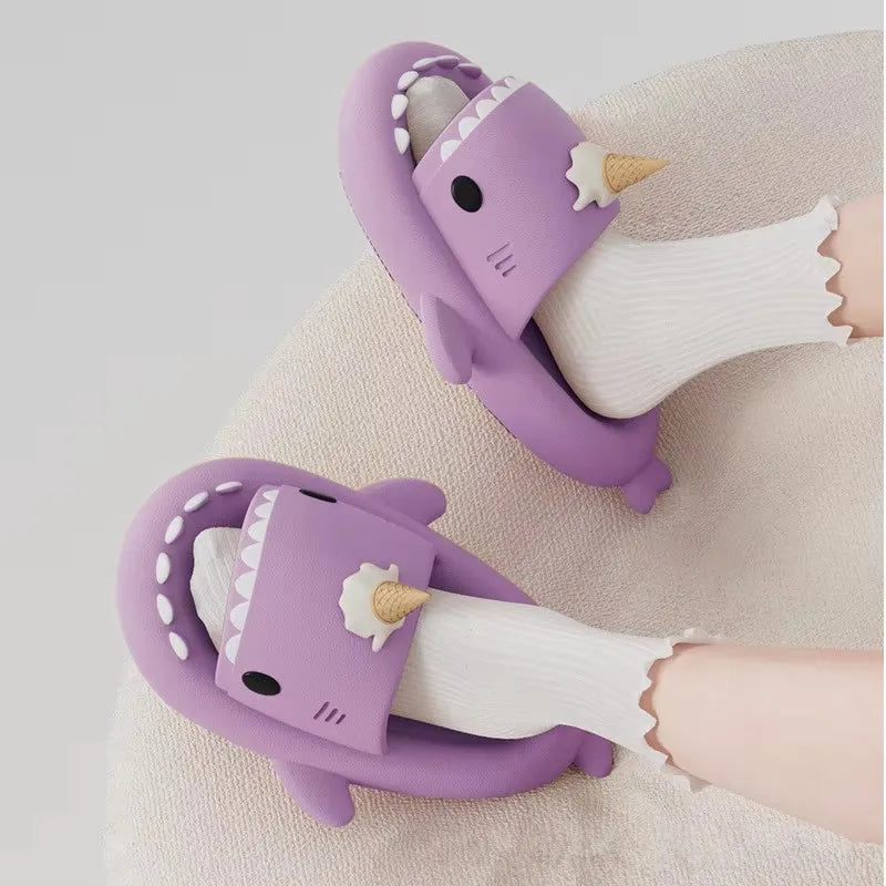 Funny Indoor Thick Ice Cream Shark Slides