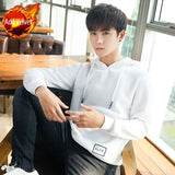 Men's Fleeced Hooded Sweatshirt