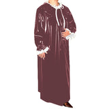 Casual PVC Latex Look Long Maxi Dress