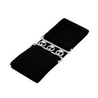 Women’s Elastic Cinch Belt  Fashion Stretch Waist Band Clasp Buckle New Stretchy Retro Wide Waist Cinch Belt Waistband