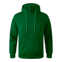 iCool Solid Color Versatile Men Hoodie