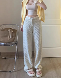 White Straight-Leg Jeans for Women