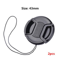 Camera Lens Cap High-quality 40.5mm 49mm 52mm 55mm 58mm 62mm 67mm 72mm 77mm 82mm Snap on Front Lens Cap for Camera
