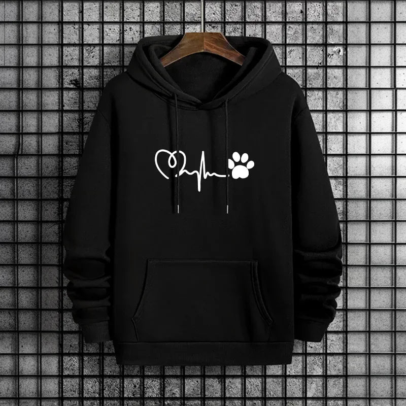 Running Mens Hoodies Casual Print Sweatshirts Sportswear Outdoors Fitness Sports Jogging Men Clothing Fashion Pullover Gym Tops