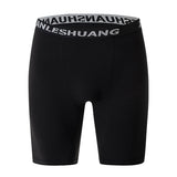 5/10 Piece Set Of Men's Solid Color Classic Long Underwear Quick Drying Youth Sports Comfortable Elastic Casual Boxer Shorts