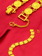 24K Gold Rose Bracelet AU999 Pure Gold 3D blooming rose design