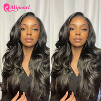 180% Density Transparent Lace Brazilian Body Wave Wig
