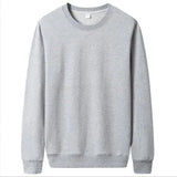 Men Casual Solid Color Sweatshirt