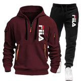Casual Men's Hooded Sweatshirt and Pants