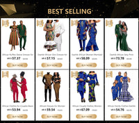 African couple to match outfits Sets - Y22C075