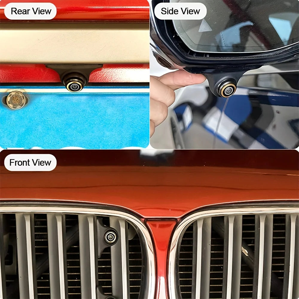 Car Camera AHD 1080P/CCD 360 Degree Rotating Fisheye Front/Side/Rear View Backup Camera for Car, Pickup, Truck, SUV, Van