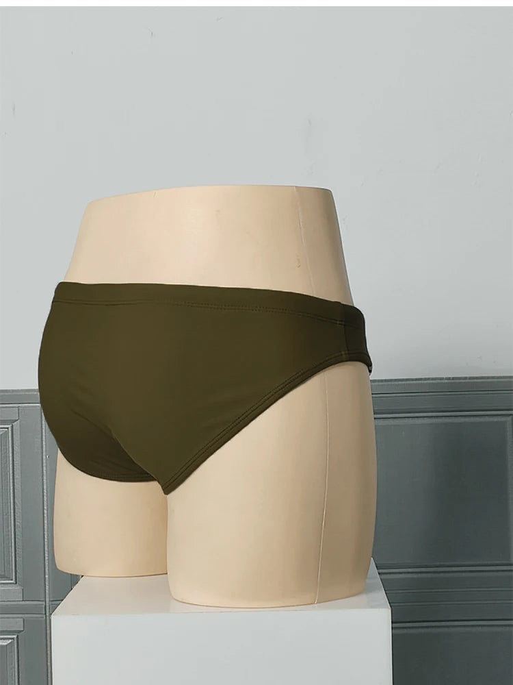 Men Striped Swim Surf Board Shorts