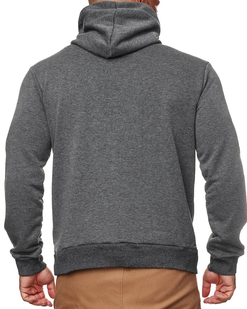 Men's Slim Hooded Sweatshirt with Mask