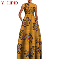 African Dresses for Matching Couple Outfits for Party Vestidos Y23C067