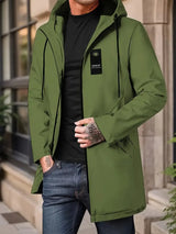 Men's Hooded Padded Thin Jacket