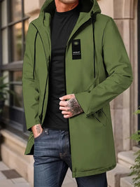 Men's Hooded Padded Thin Jacket